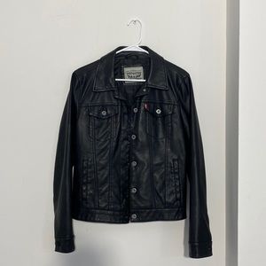 Levi’s Black Faux Leather Jacket